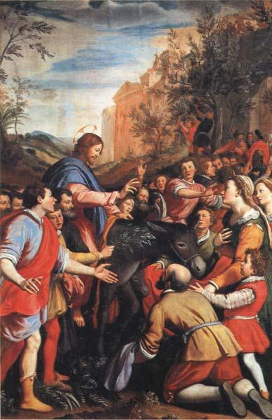 Christ's Entrane into Jerusalem, Santi Di Tito